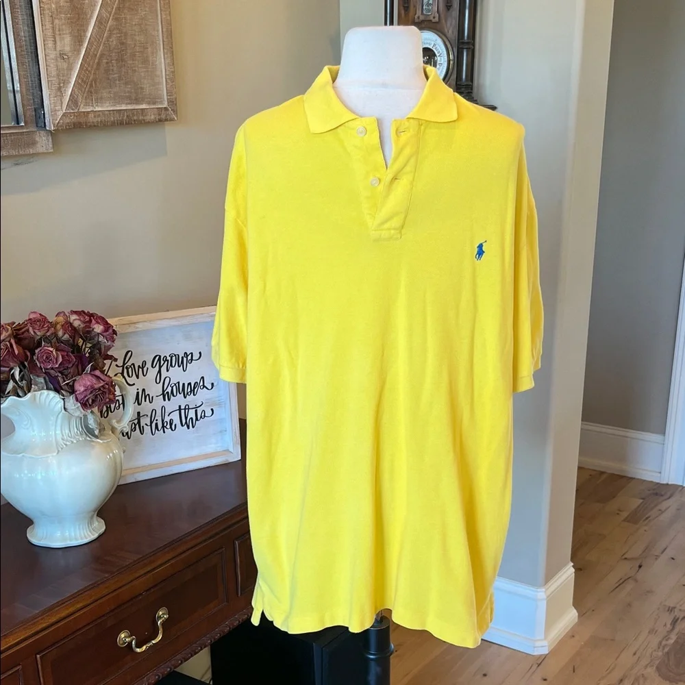 Ralph Lauren Bright Yellow Polo Shirt